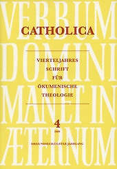Catholica : Vierteljahresschrift für ökumenische Theologie