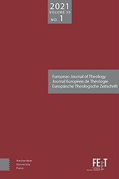 European journal of theology-Journal européen de théologie-Europäische theologische Zeitschrift