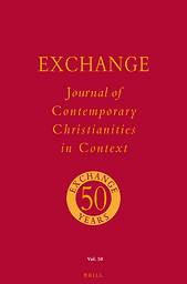 Exchange : bulletin of Third World Christian literature : journal of missiological and ecumenical research