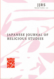 Japanese journal of religious studies