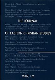 journal of Eastern Christian Studies