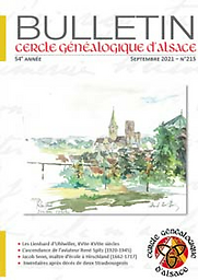 Bulletin du Cercle généalogique d'Alsace