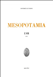 Mesopotamia - Rivista di Archeologia, Epigrafia e Storia Orientale Antica