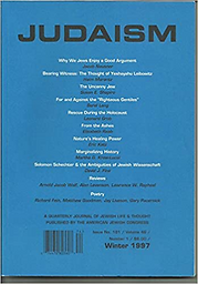 Judaism : a quarterly journal of Jewish life and thought
