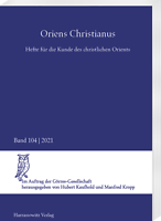 Oriens christianus : Hefte für die Kunde des christlichen Orients