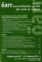 Österreichisches Archiv für Recht & Religion
