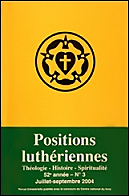 Positions luthériennes
