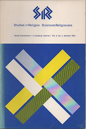 Studies in religion : a Canadian journal = Sciences religieuses : revue canadienne