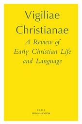 Vigiliae christianae : a review of early christian life and language