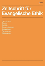 Zeitschrift für evangelische Ethik