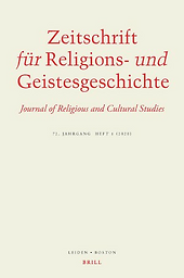 Zeitschrift für Religions- und Geistesgeschichte