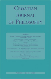 Croatian journal of philosophy