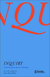 Inquiry : an interdisciplinary journal of philosophy and the social sciences