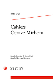 Cahiers Octave Mirbeau