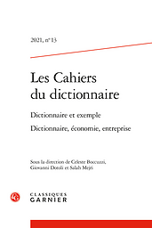 Cahiers du dictionnaire