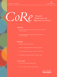 European competition and regulatory law review