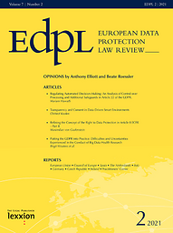 European data protection law review