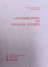 Contributions to Nepalese studies