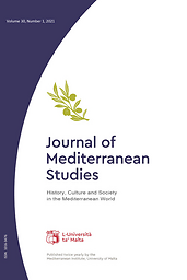 Journal of Mediterranean studies : history, culture and society in the Mediterranean world