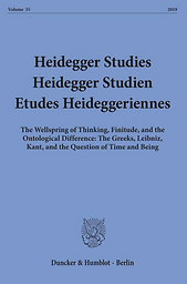 Heidegger studies = Heidegger Studien = Etudes Heideggeriennes