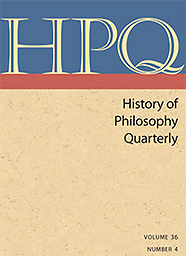 History of philosophy quarterly