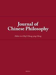 Journal of Chinese philosophy