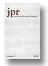Journal of philosophical research