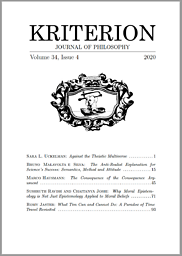 KRITERION - Journal of Philosophy