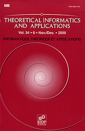 RAIRO. Theoretical informatics and applications