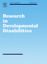 Research in developmental disabilities