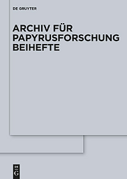 Archiv für Papyrusforschung und verwandte Gebiete. Beihefte