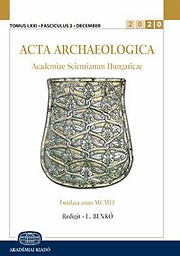 Acta archaeologica Academiae Scientiarum Hungaricae
