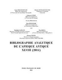 Bibliographie analytique de l'Afrique antique