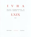 Ivra : rivista internazionale di diritto romano e antico