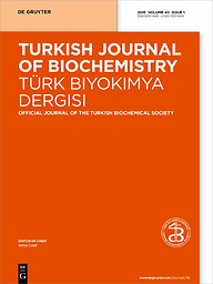 Türk Biyokimya Dergisi = Turkish Journal of Biochemistry