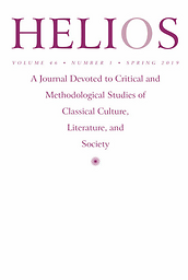 Helios: A journal devoted to critical and methodological studies of classical culture, literature, and society