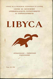 Libyca. Anthropologie, préhistoire, ethnographie