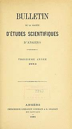 Bulletin de la Société d'études scientifiques d'Angers