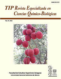 Tip revista especializada en ciencias químico-biológicas