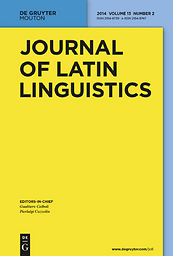 Journal of Latin linguistics