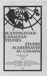 Scandinavian-Canadian studies=Etudes scandinaves au Canada