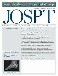 Journal of orthopaedic and sports physical therapy