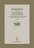 Annals of the Fondazione Luigi Einaudi