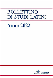 Bollettino di studi latini
