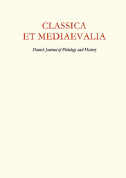 Classica et mediaevalia : revue danoise de philologie et d'histoire