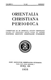 Orientalia christiana analecta