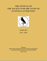 Journal of the Society for the Study of Egyptian Antiquities