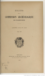Bulletin de la Commission archéologique et littéraire de Narbonne