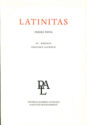 Latinitas. Series nova