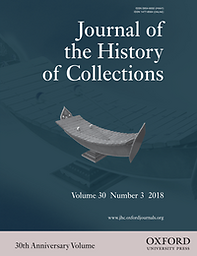 Journal of the history of collections